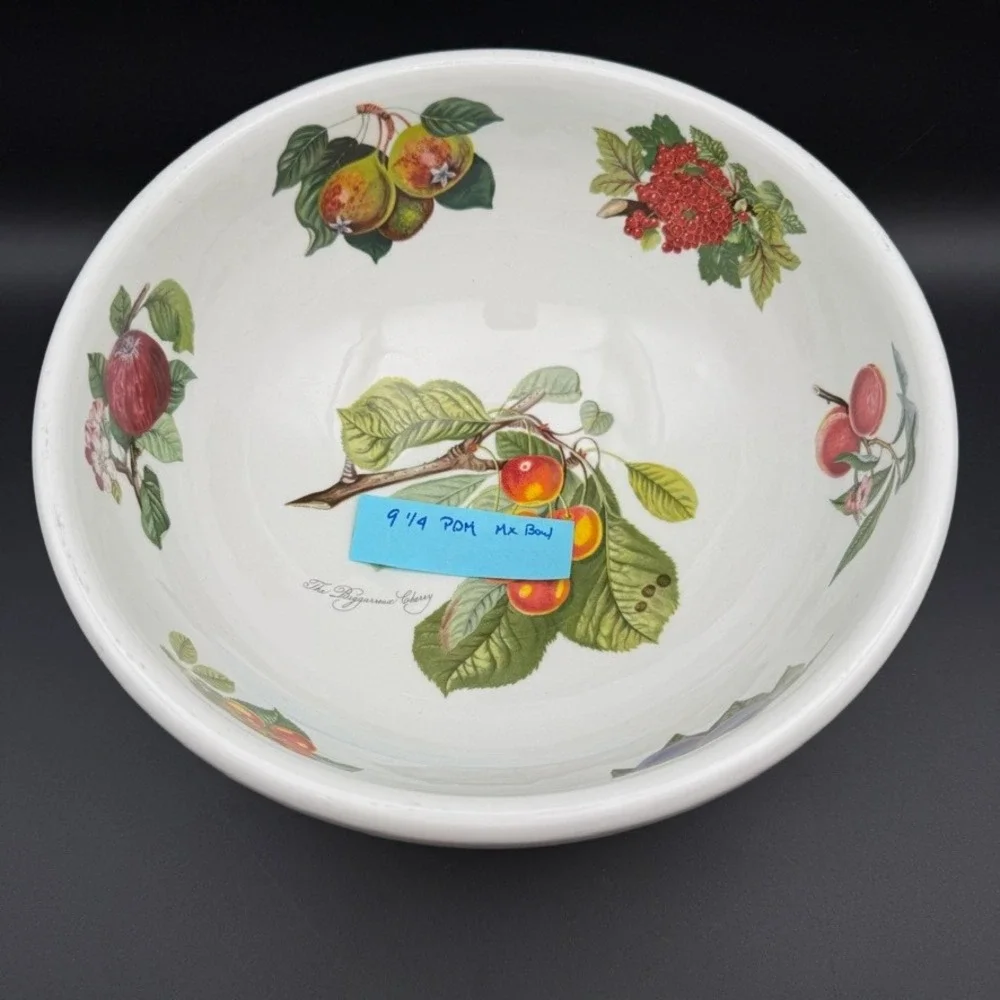 Vtg Portmeirion Pomona Fruit Mixing Serving Bowl 9 3/4